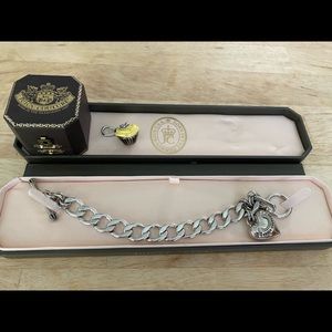 Juicy Chain Link Bracelet + Cupcake Charm